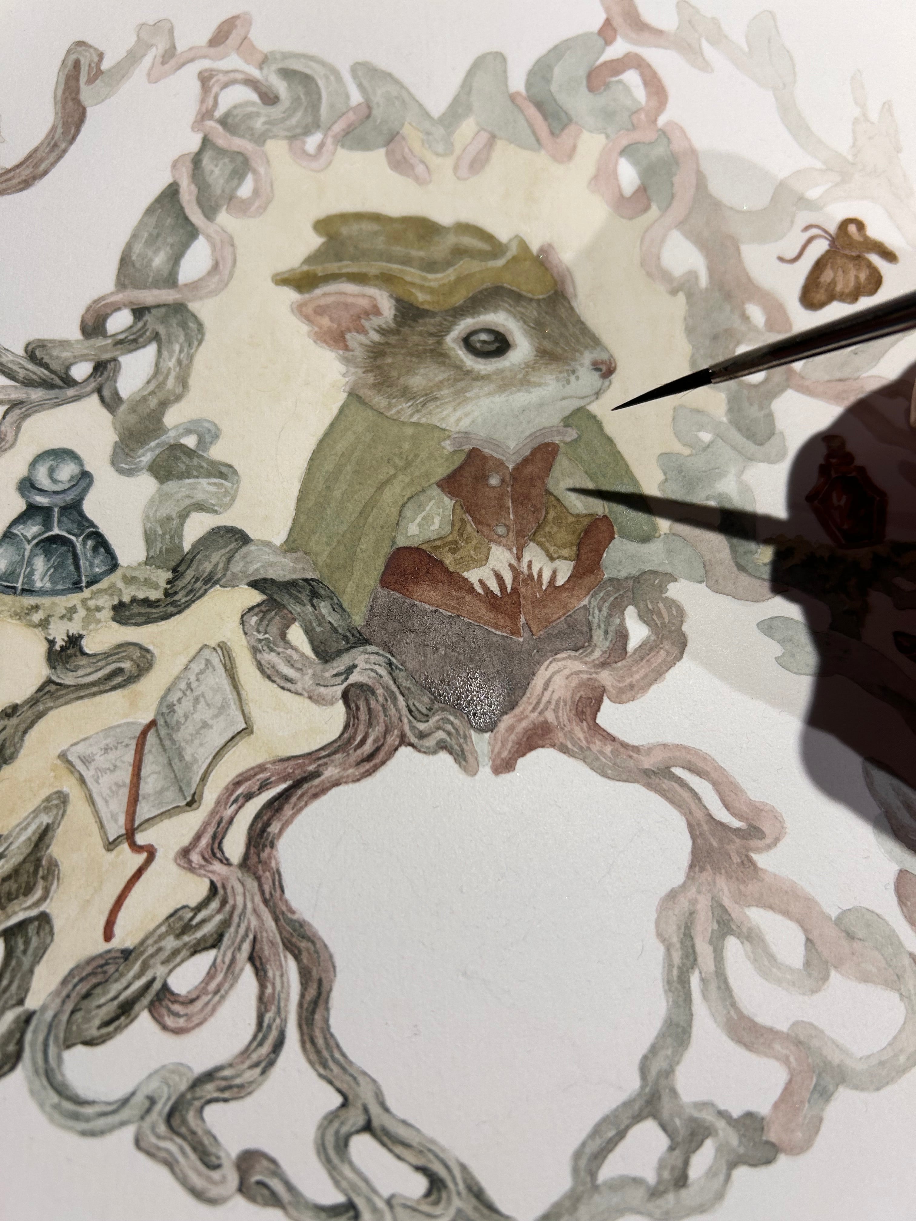 Wayafarer's Portal - Original Watercolor Illustration