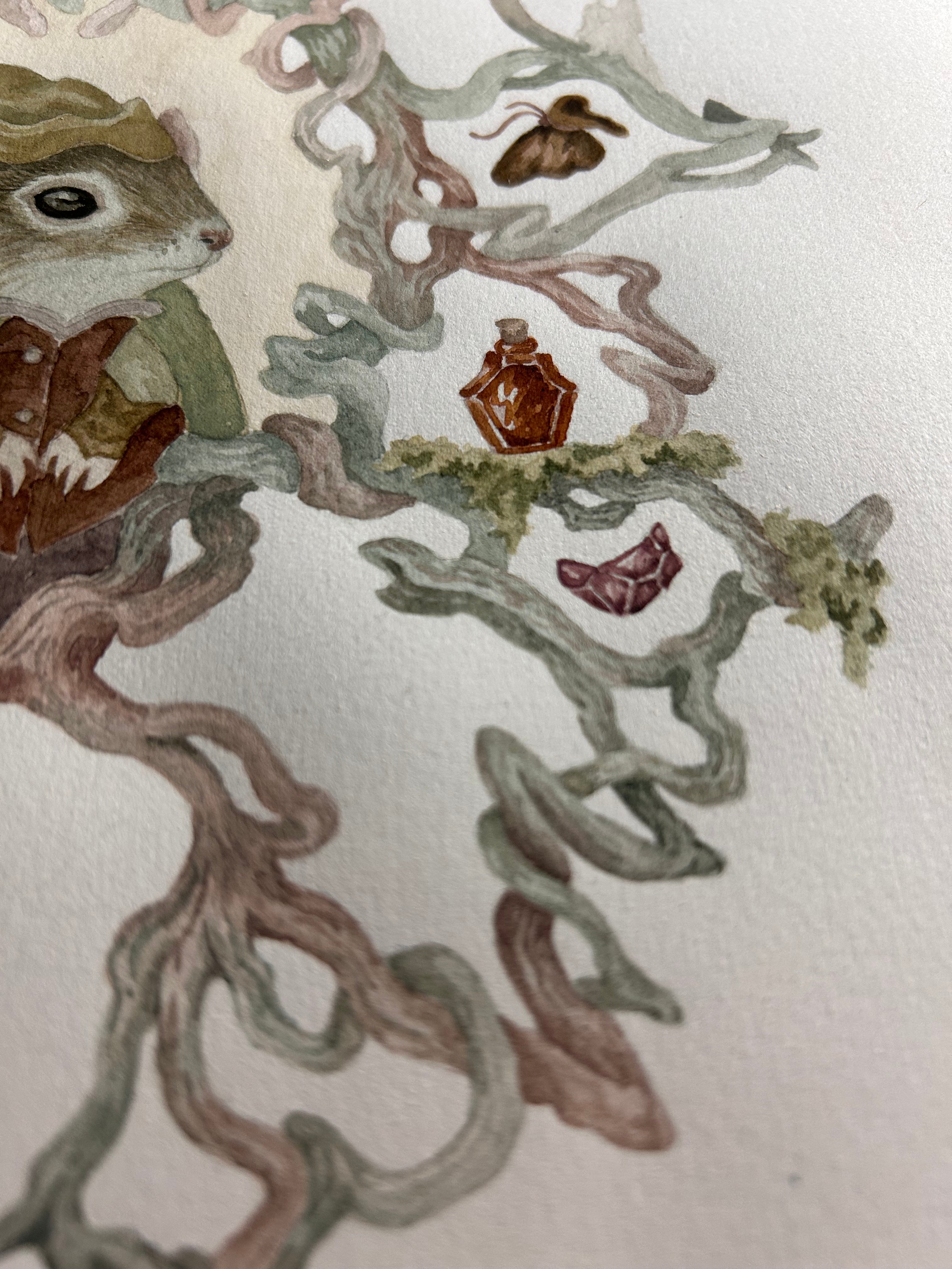 Wayafarer's Portal - Original Watercolor Illustration