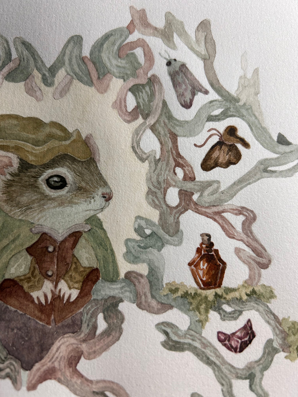Wayafarer's Portal - Original Watercolor Illustration