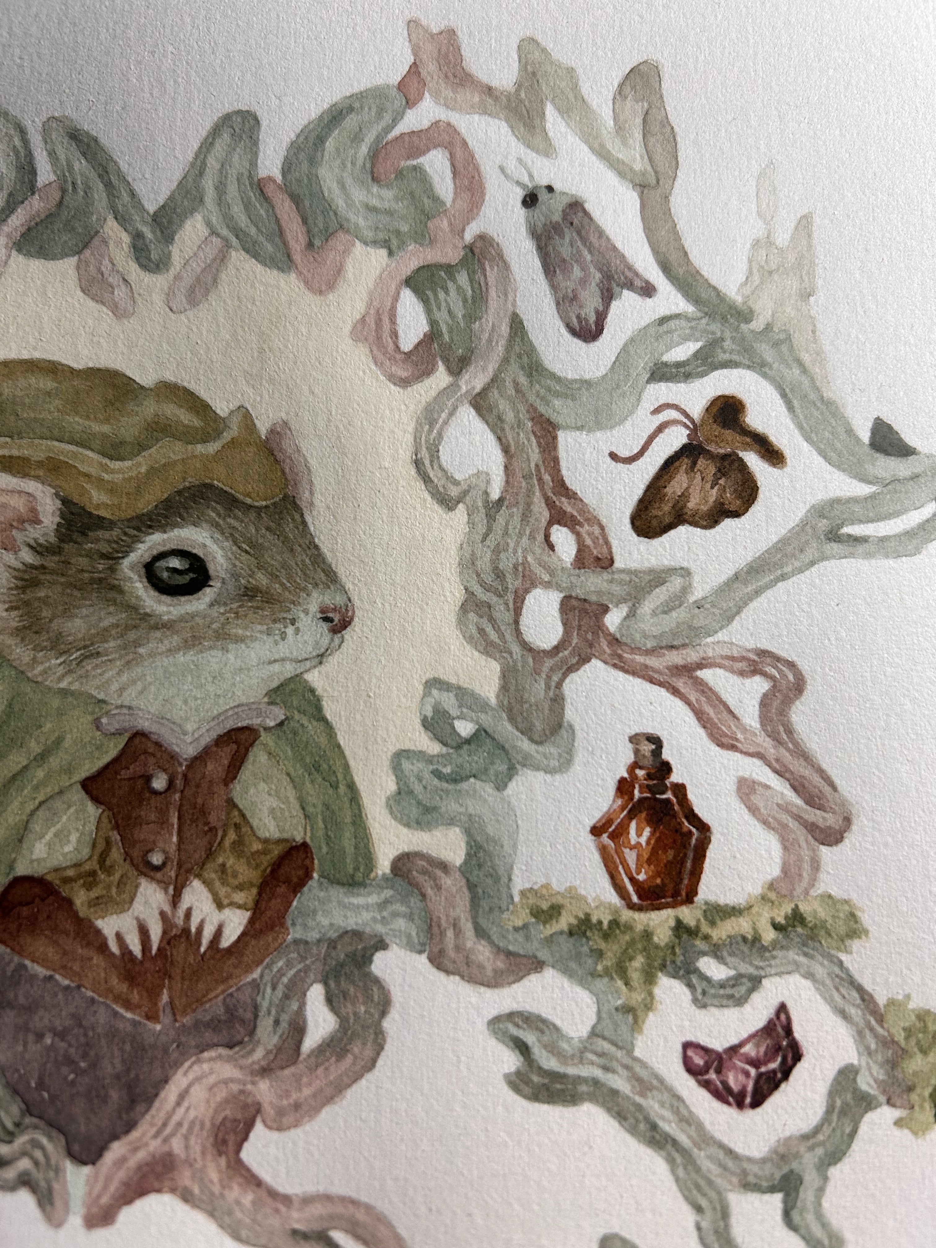 Wayafarer's Portal - Original Watercolor Illustration