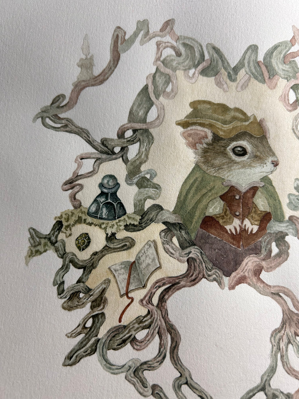 Wayafarer's Portal - Original Watercolor Illustration