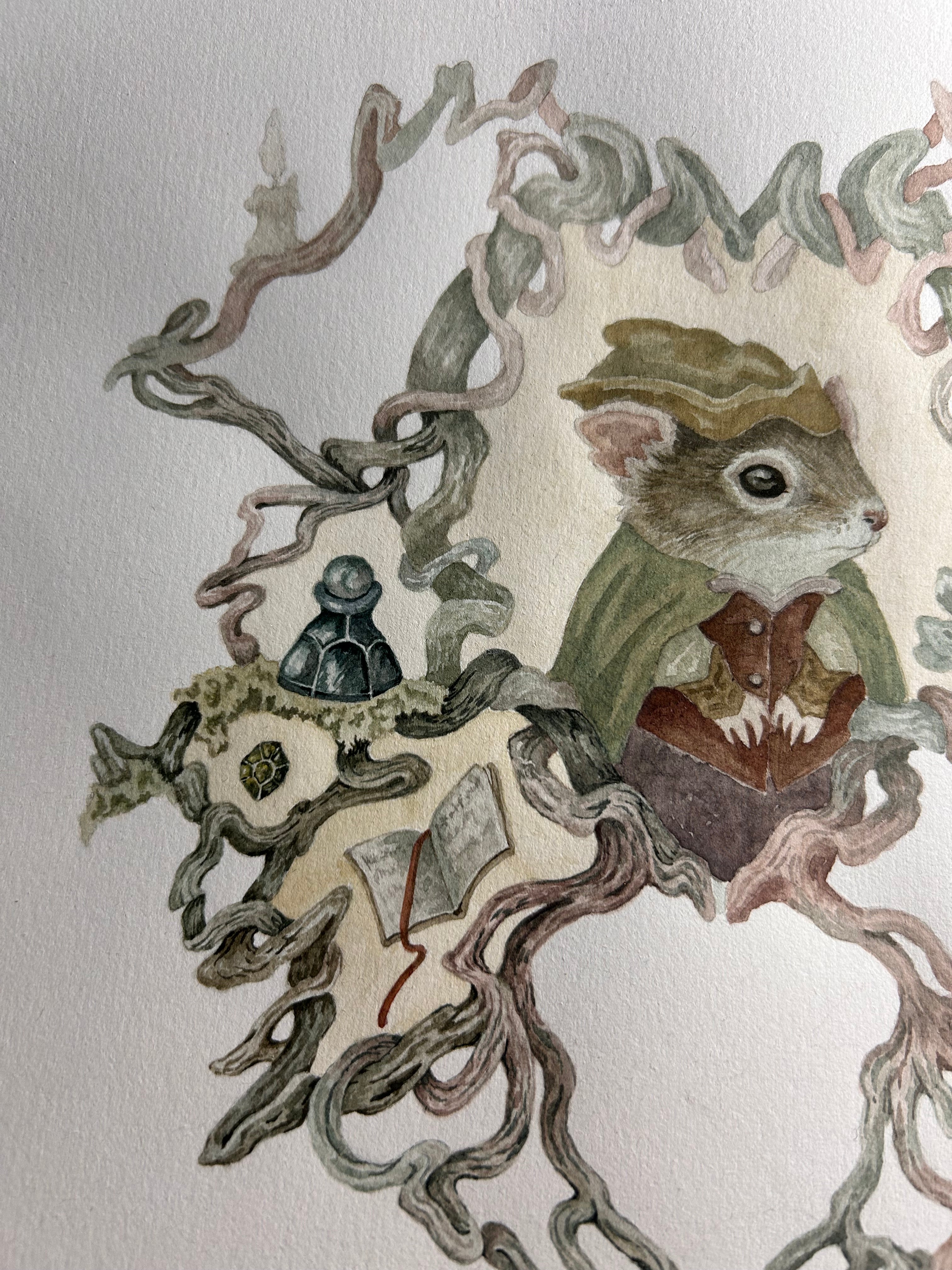Wayafarer's Portal - Original Watercolor Illustration
