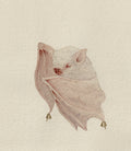 Sleeping Little Bat 1- Original Watercolor Illustration