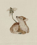 Sleeping Little Pudu 1- Original Watercolor Illustration