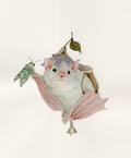 Wanderer Bat and Little Moth - Original Watercolor Illustration